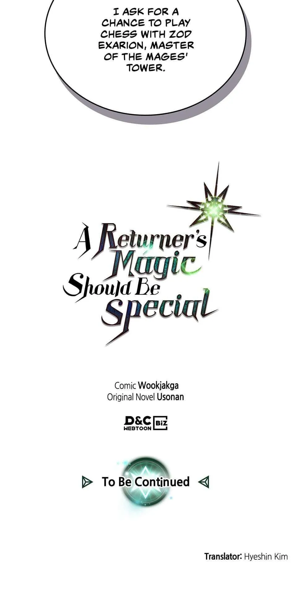 Read A Returner's Magic Should Be Special Manga Online