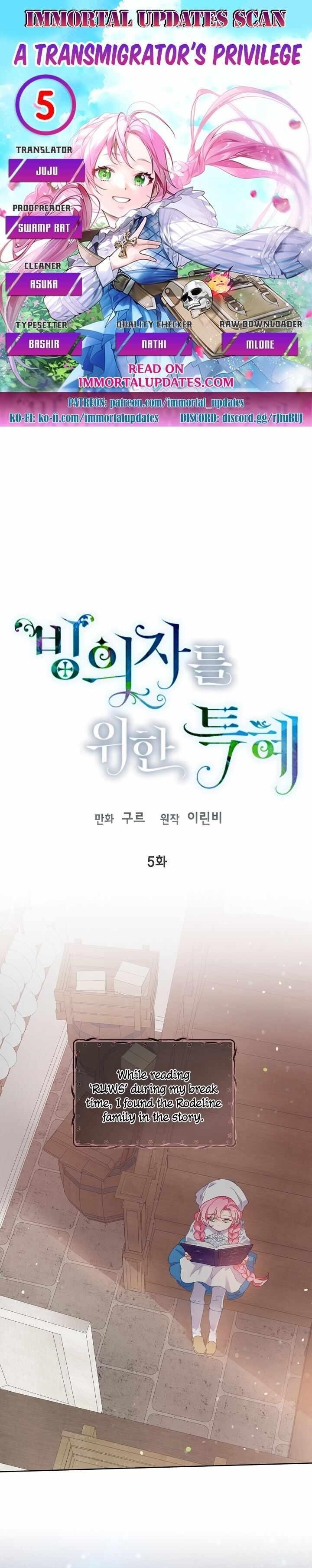 Read A Transmigrator’s Privilege Manga Online