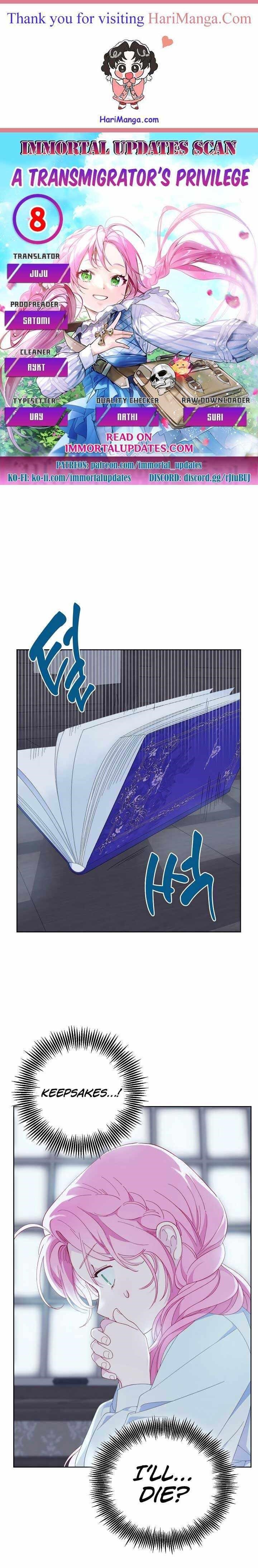 Read A Transmigrator’s Privilege Manga Online