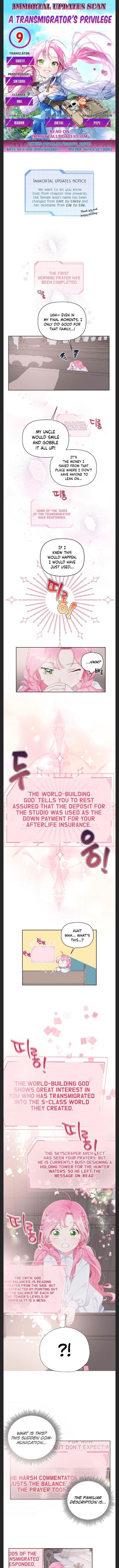 Read A Transmigrator’s Privilege Manga Online