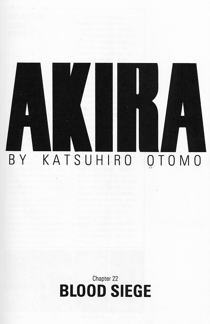 Read Akira Manga Online