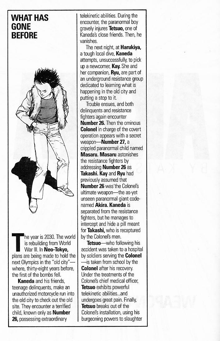 Read Akira Manga Online