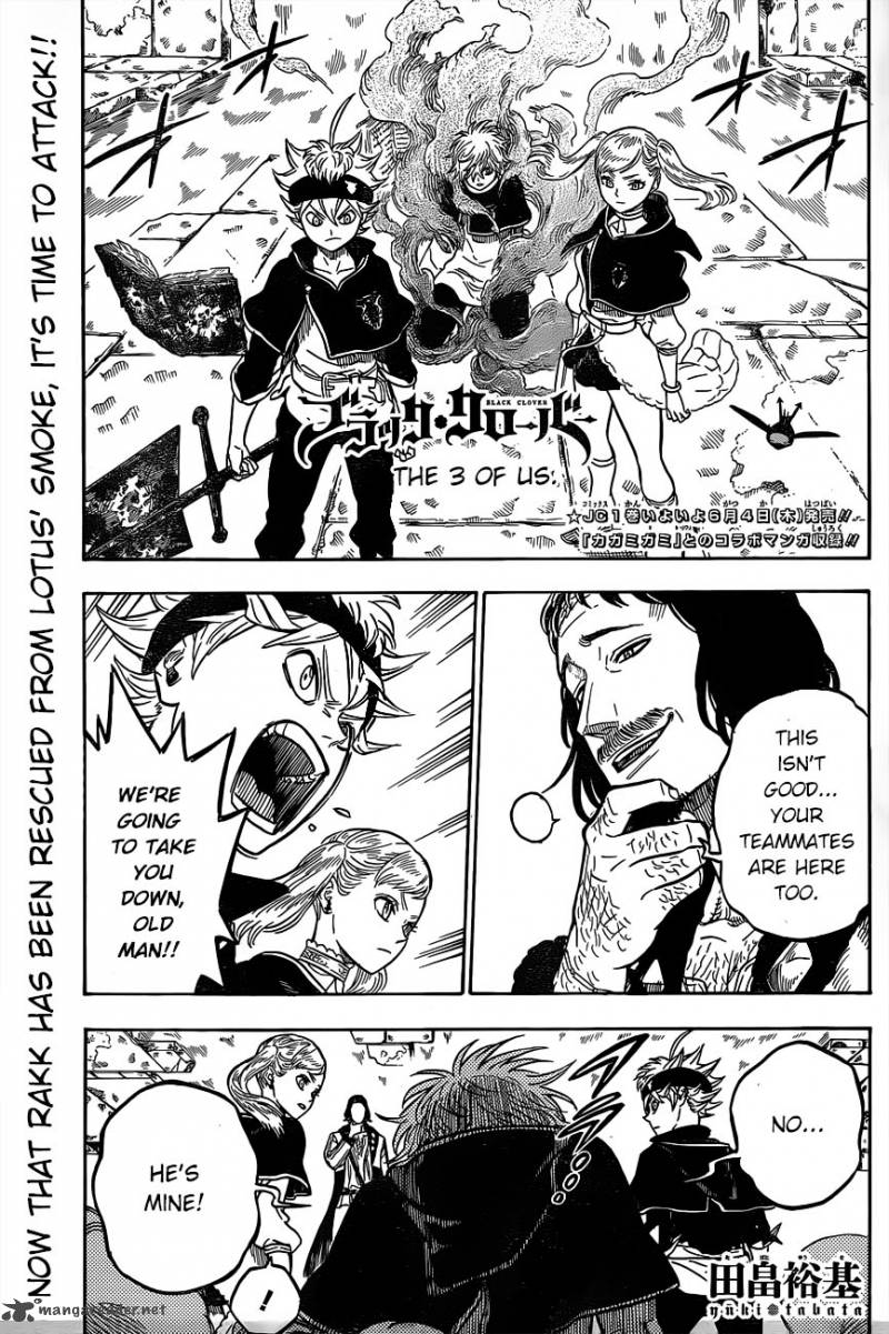 Read BLACK CLOVER Manga Online