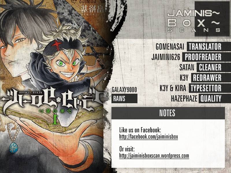 Read BLACK CLOVER Manga Online