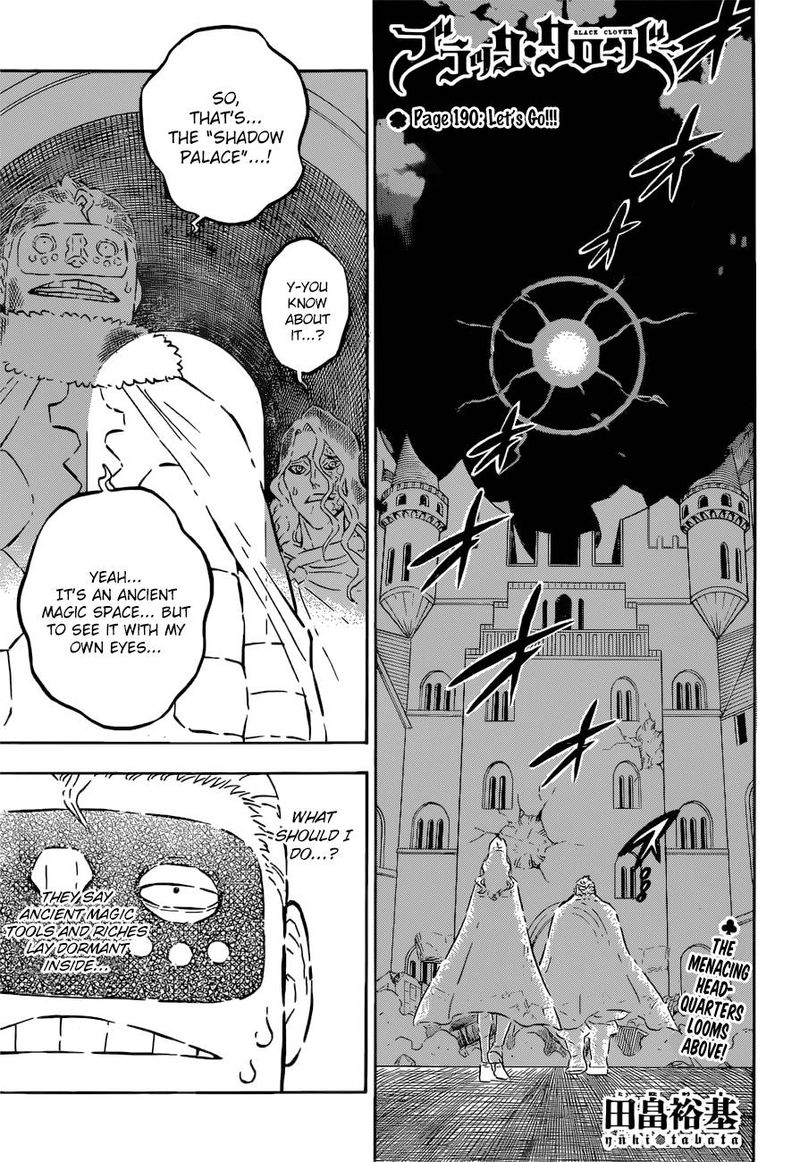 Read BLACK CLOVER Manga Online