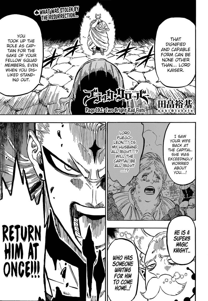 Read BLACK CLOVER Manga Online