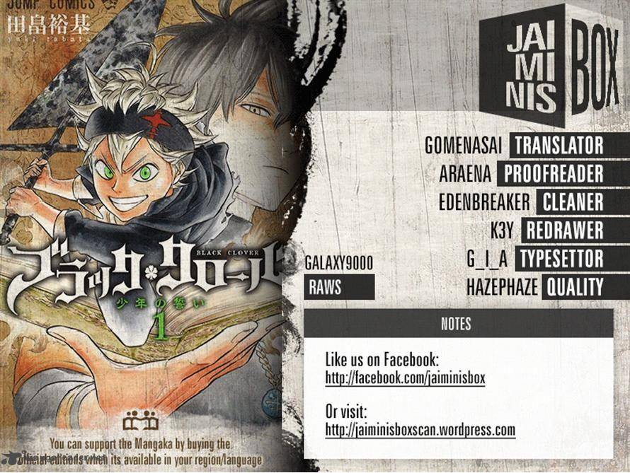 Read BLACK CLOVER Manga Online