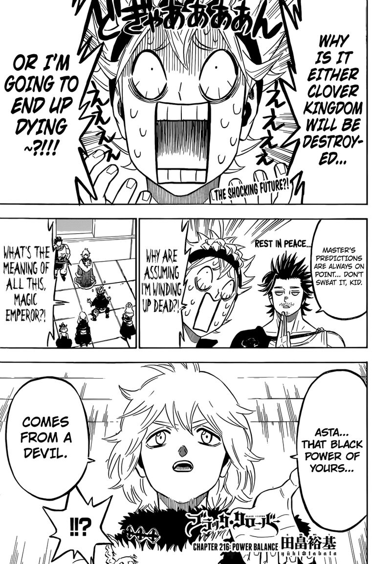 Read BLACK CLOVER Manga Online