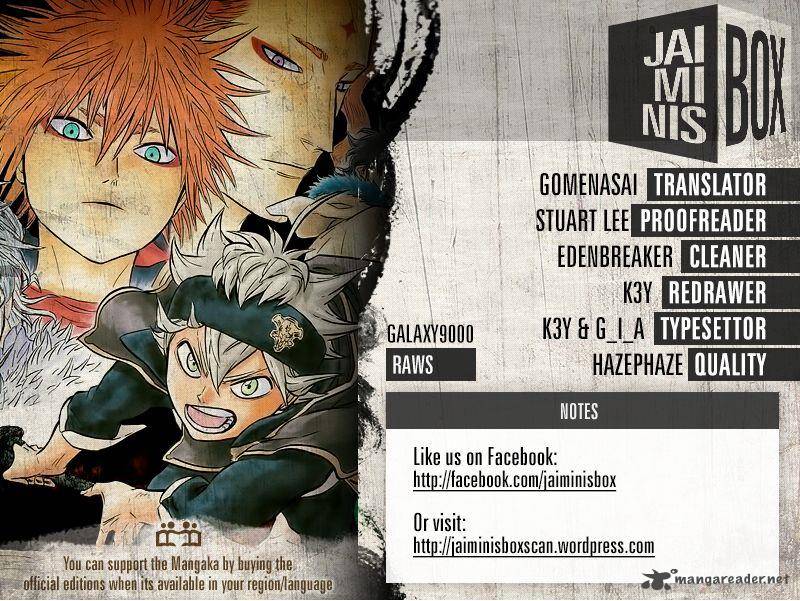 Read BLACK CLOVER Manga Online