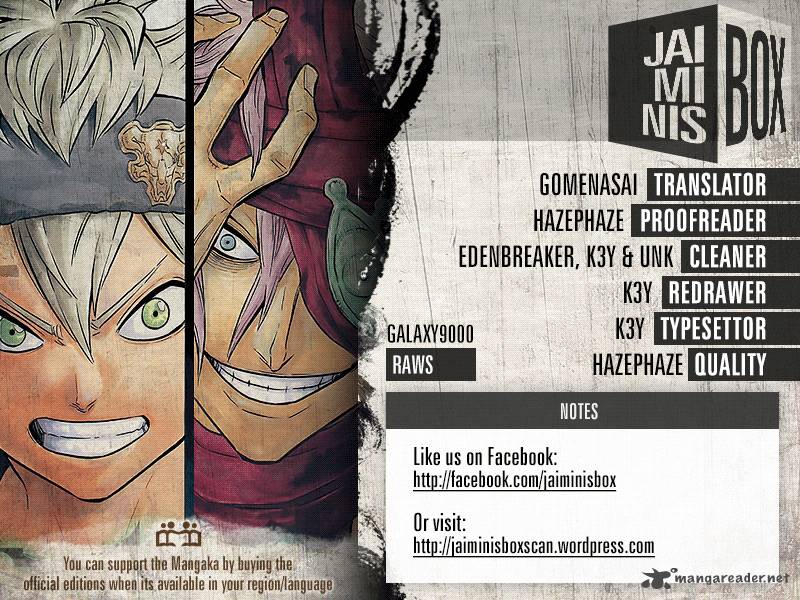 Read BLACK CLOVER Manga Online