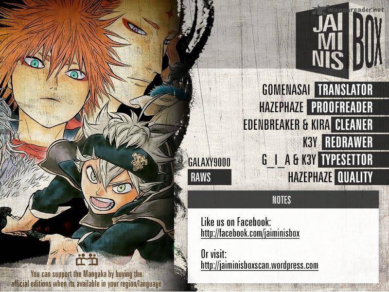 Read BLACK CLOVER Manga Online