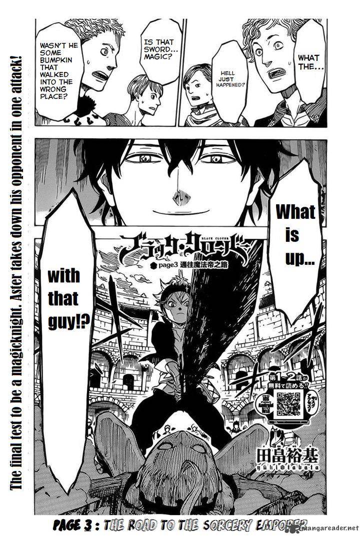 Read BLACK CLOVER Manga Online