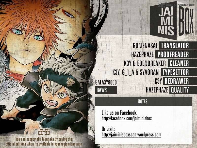 Read BLACK CLOVER Manga Online