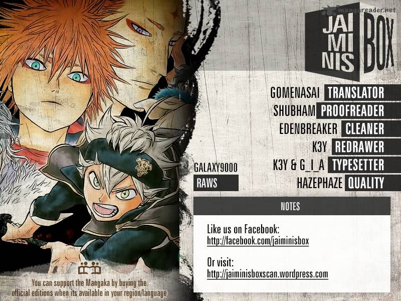 Read BLACK CLOVER Manga Online