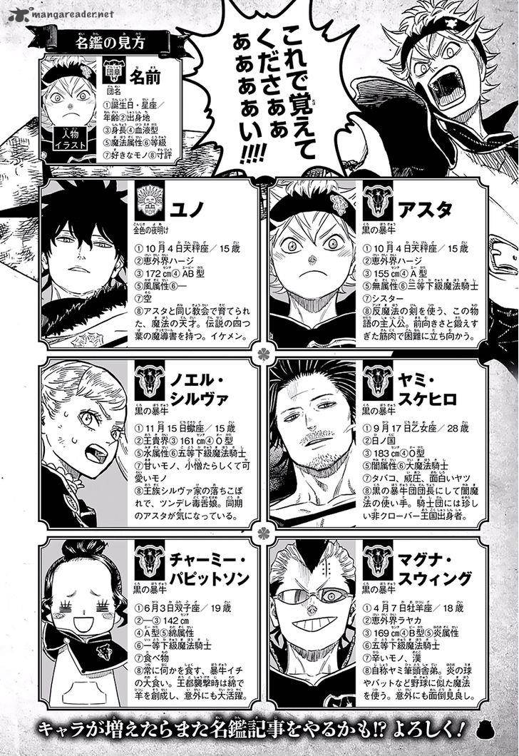 Read BLACK CLOVER Manga Online