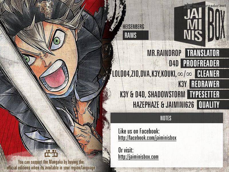 Read BLACK CLOVER Manga Online