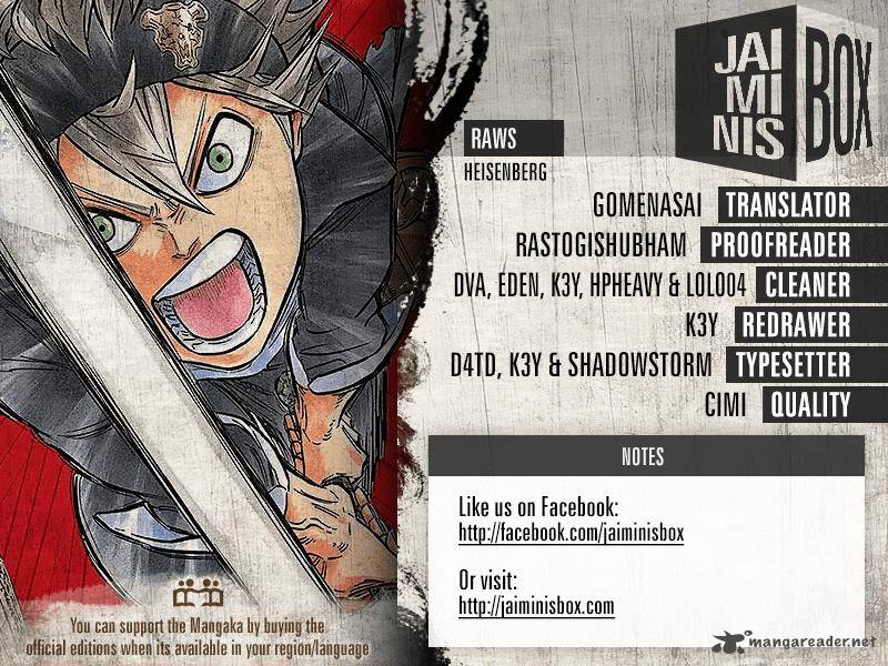 Read BLACK CLOVER Manga Online