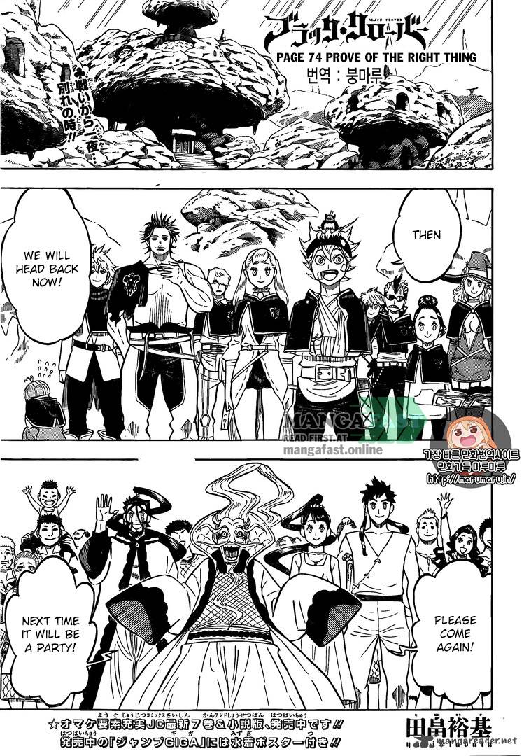 Read BLACK CLOVER Manga Online