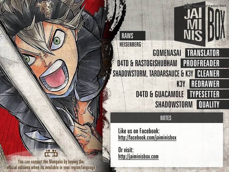 Read BLACK CLOVER Manga Online