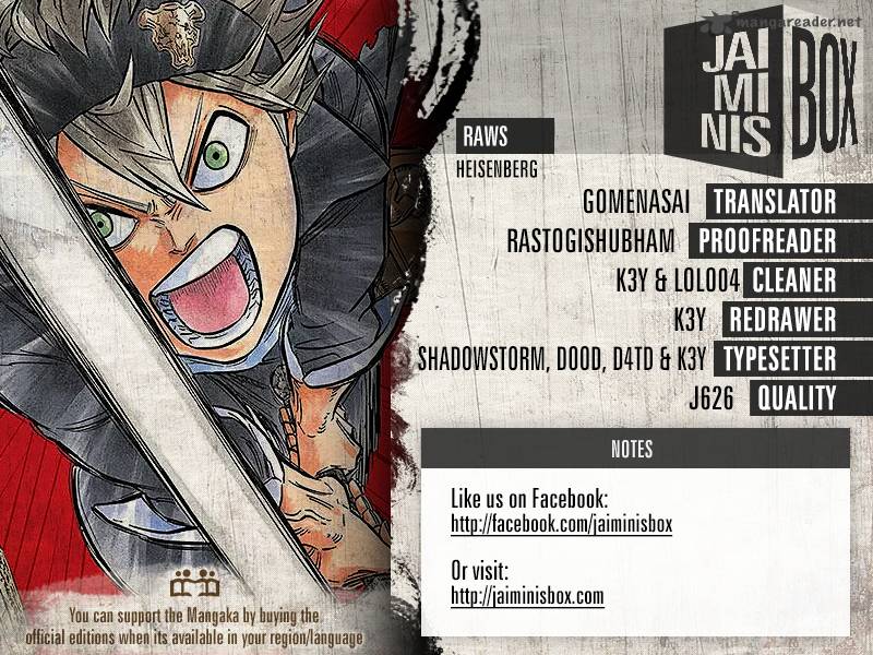 Read BLACK CLOVER Manga Online