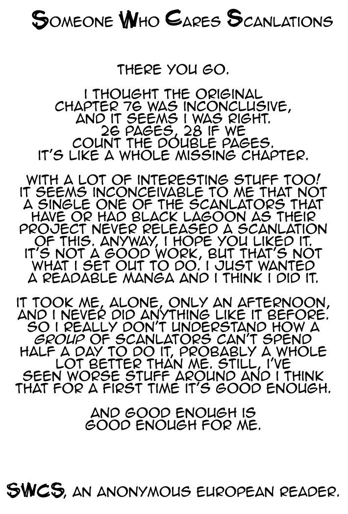 Read Black lagoon Manga Online
