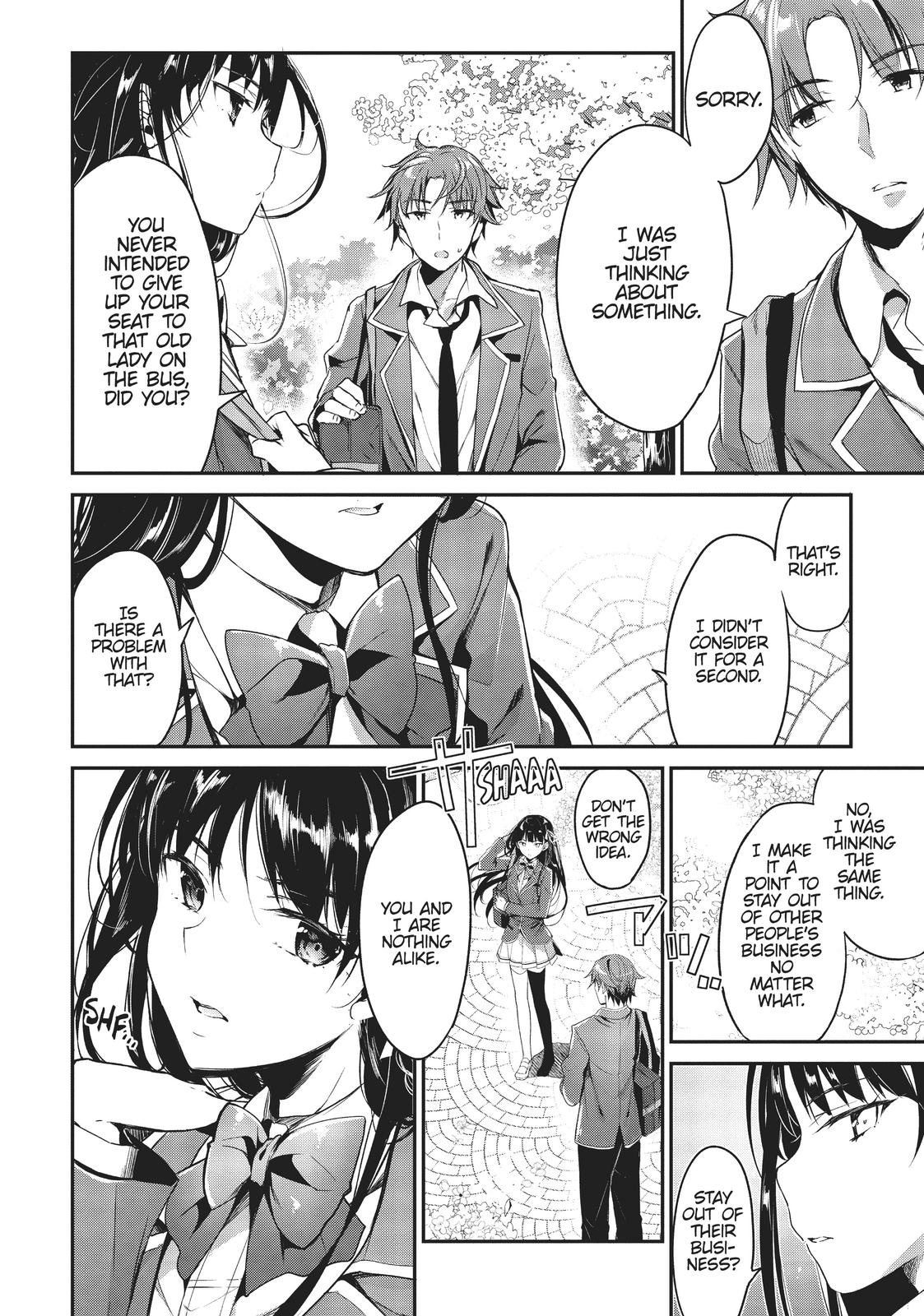 Read Classroom of the Elite Manga Online
