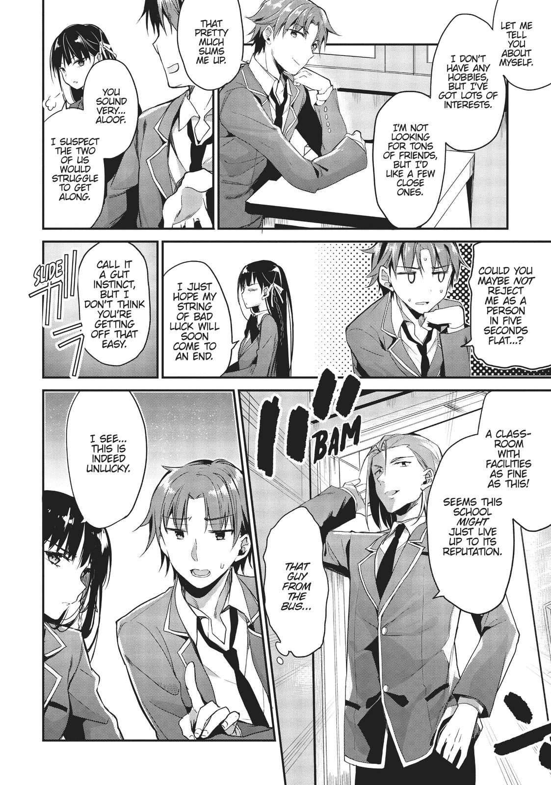 Read Classroom of the Elite Manga Online