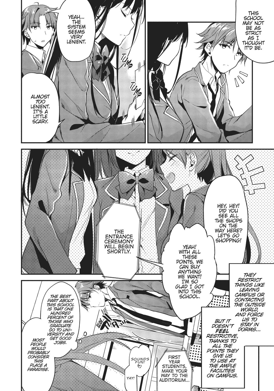 Read Classroom of the Elite Manga Online