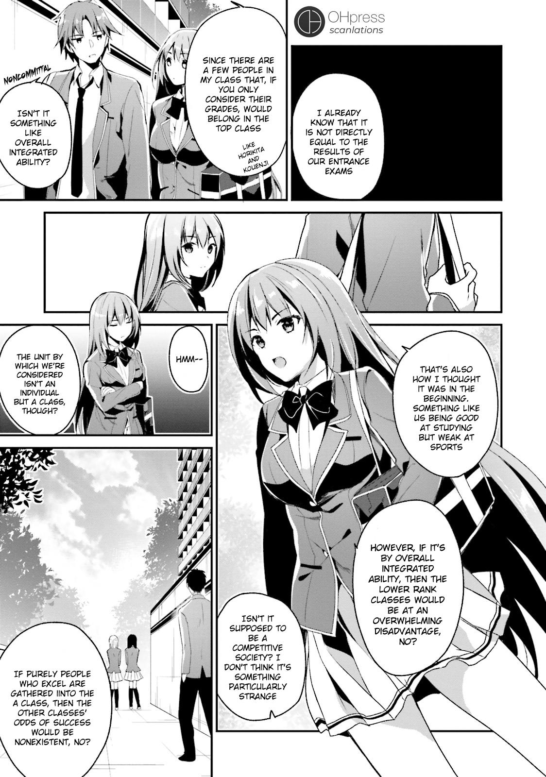 Read Classroom of the Elite Manga Online