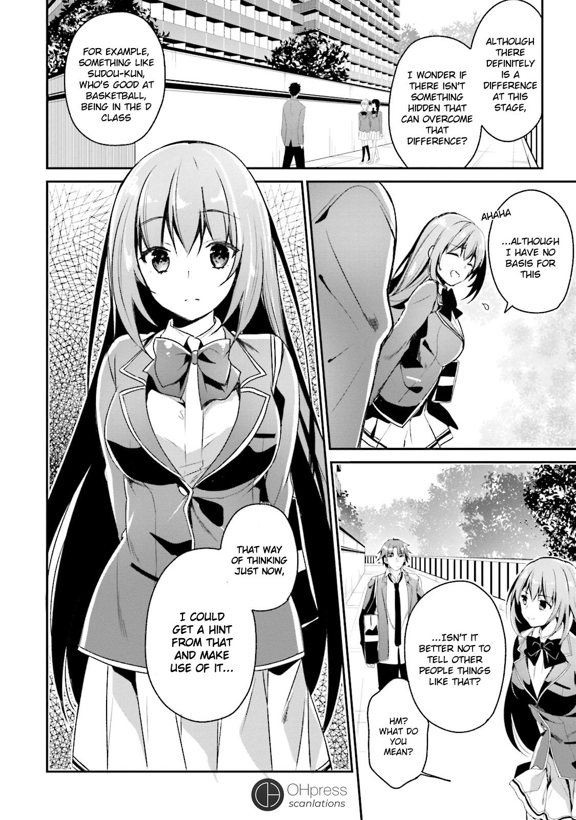 Read Classroom of the Elite Manga Online
