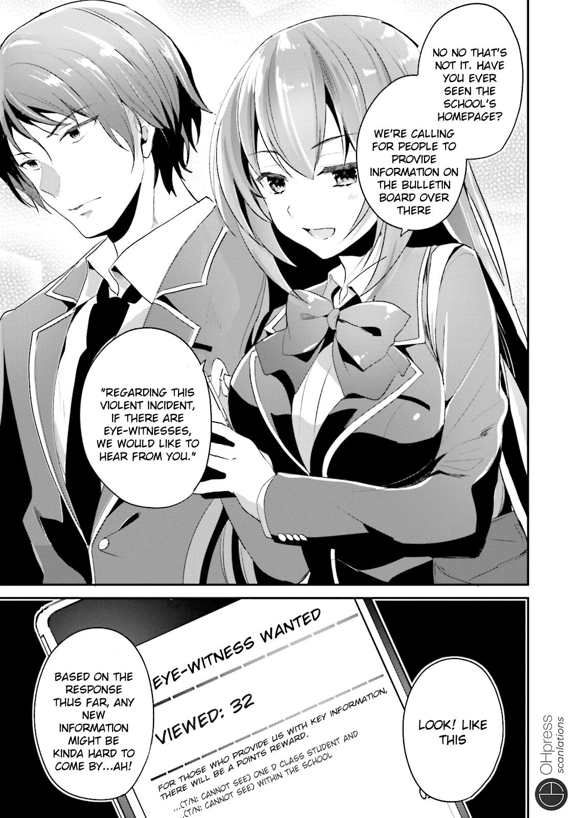 Read Classroom of the Elite Manga Online