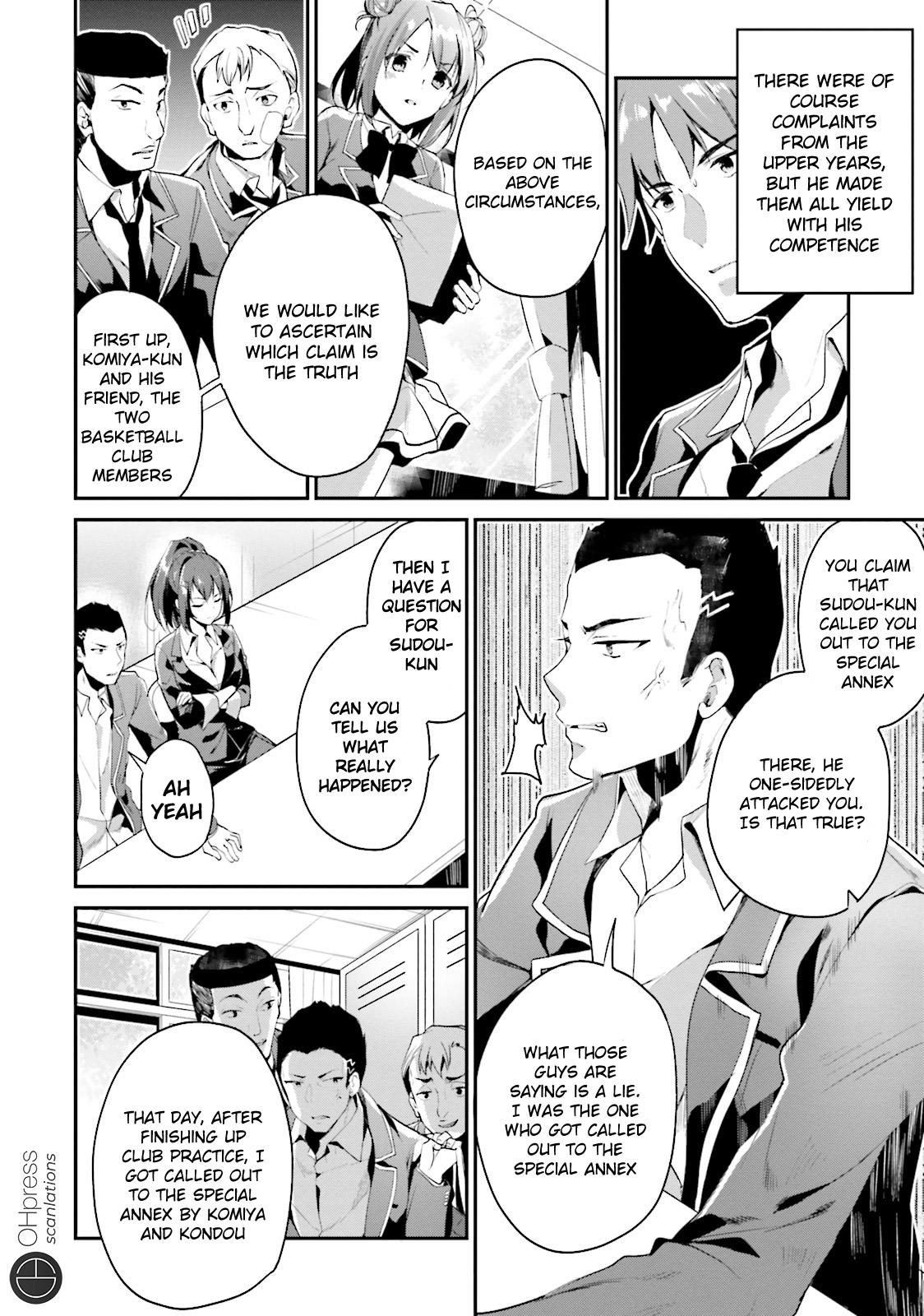 Read Classroom of the Elite Manga Online
