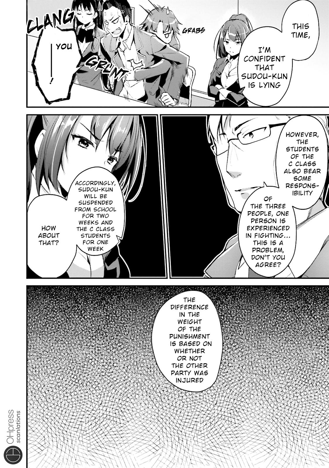Read Classroom of the Elite Manga Online