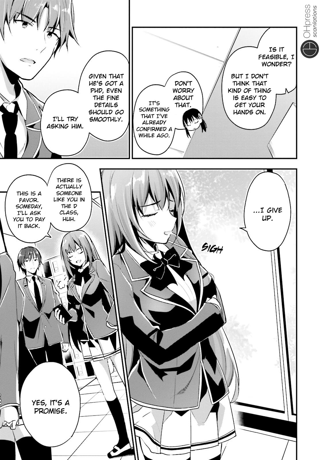 Read Classroom of the Elite Manga Online