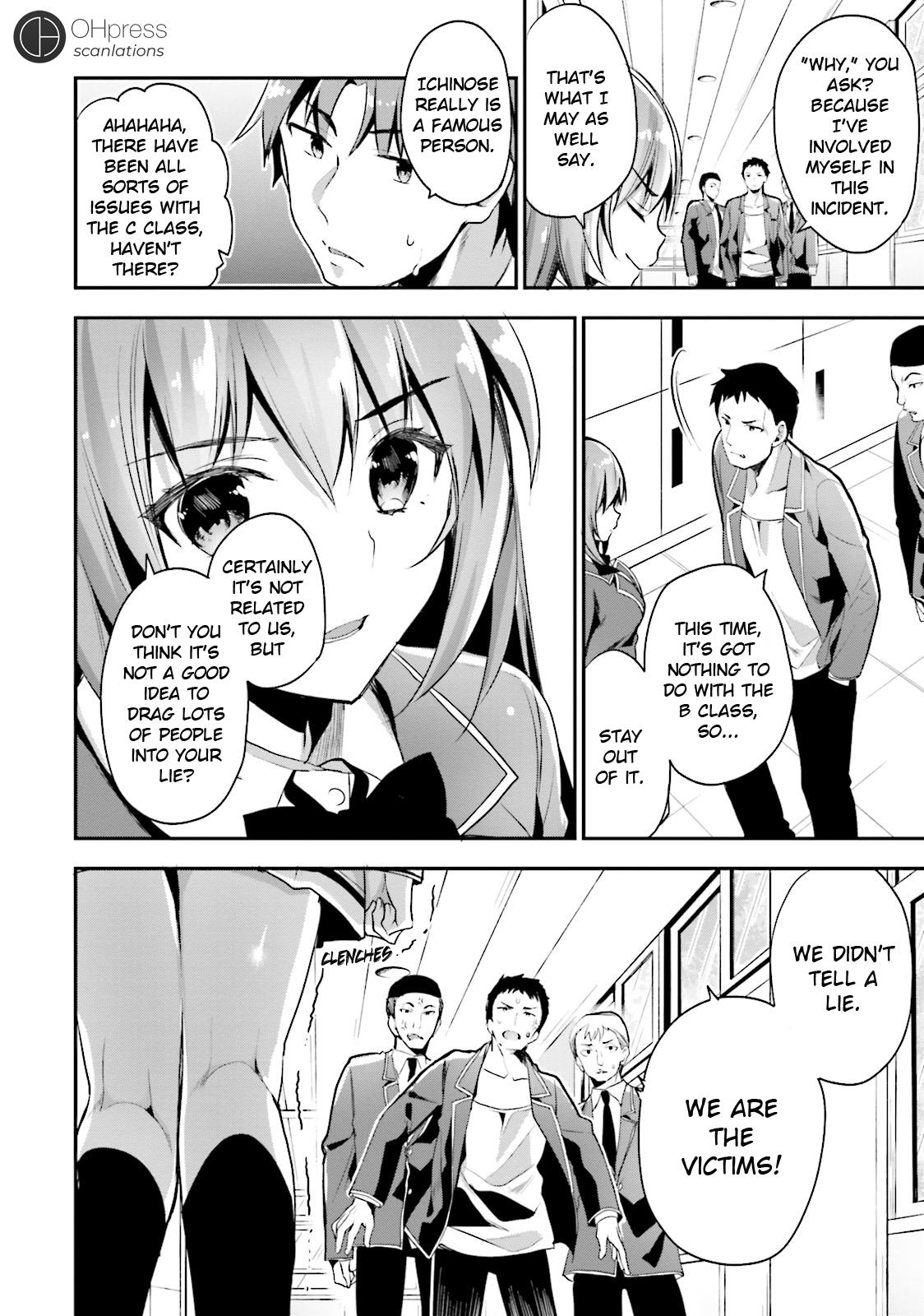 Read Classroom of the Elite Manga Online