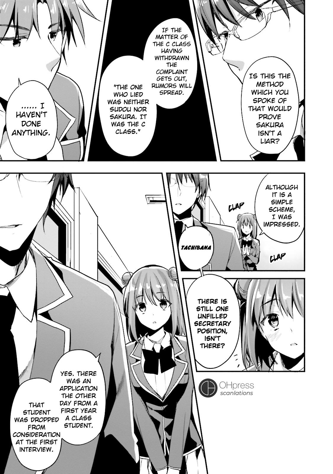 Read Classroom of the Elite Manga Online