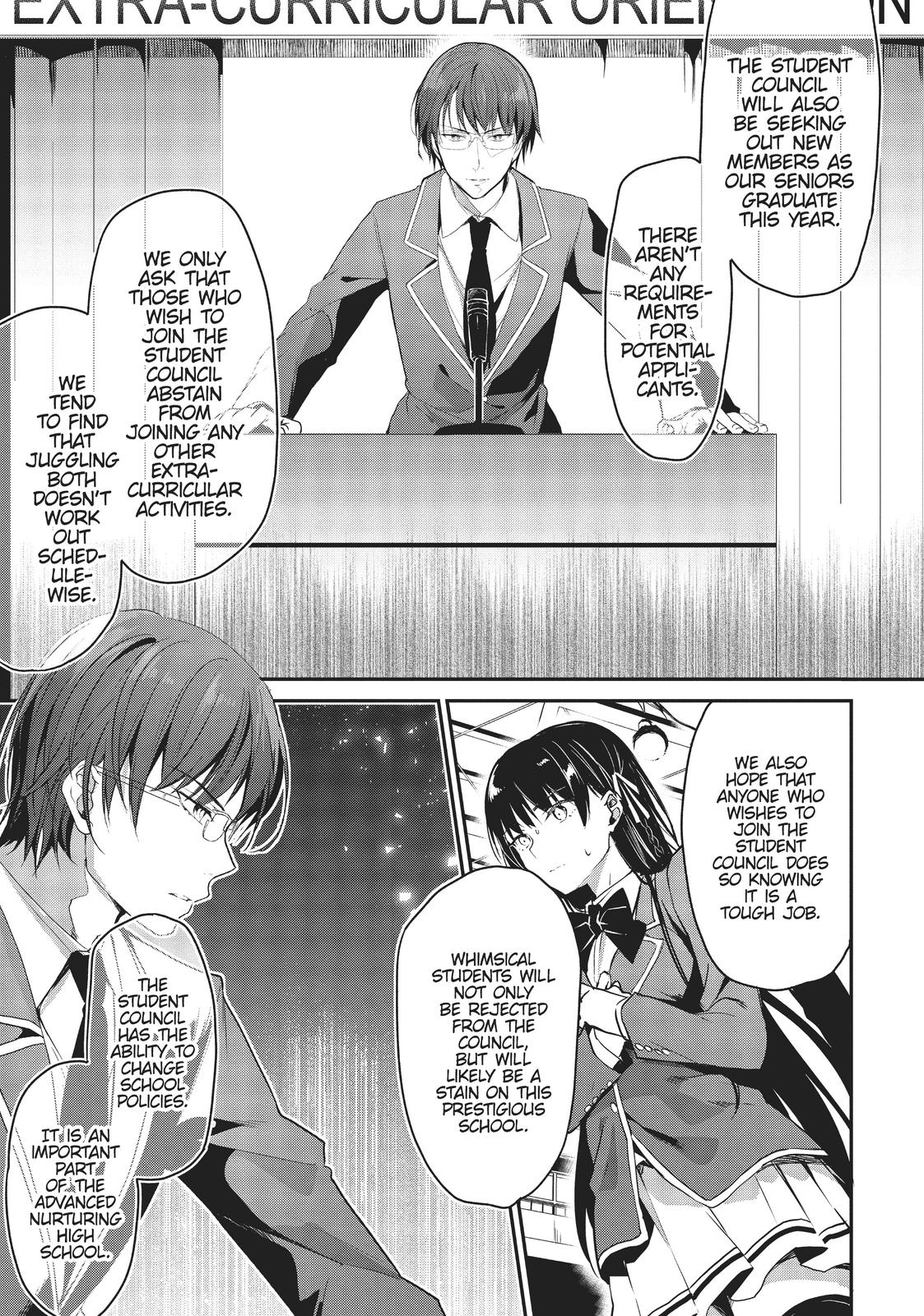 Read Classroom of the Elite Manga Online