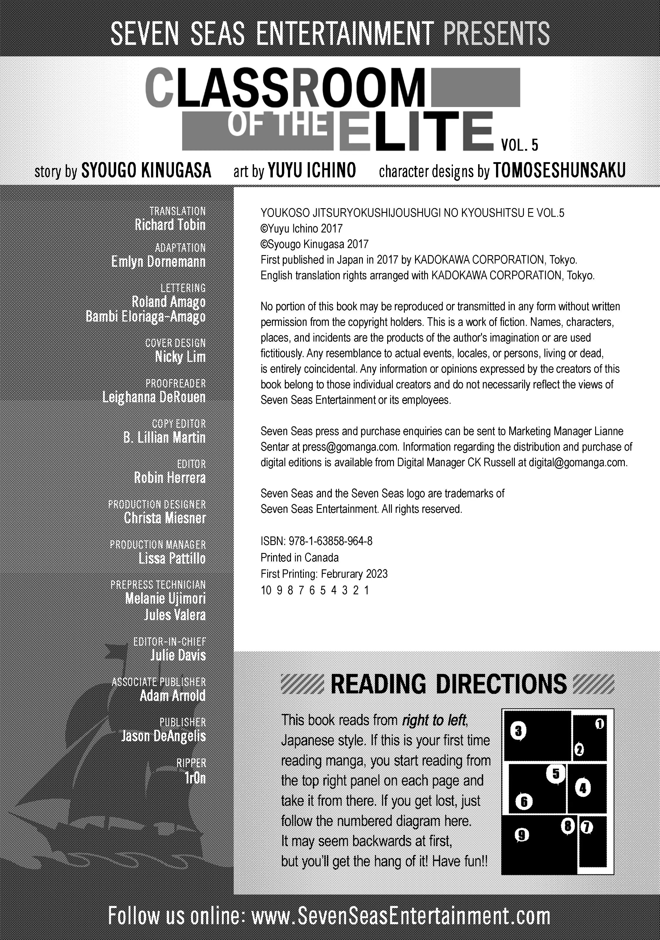 Read Classroom of the Elite Manga Online