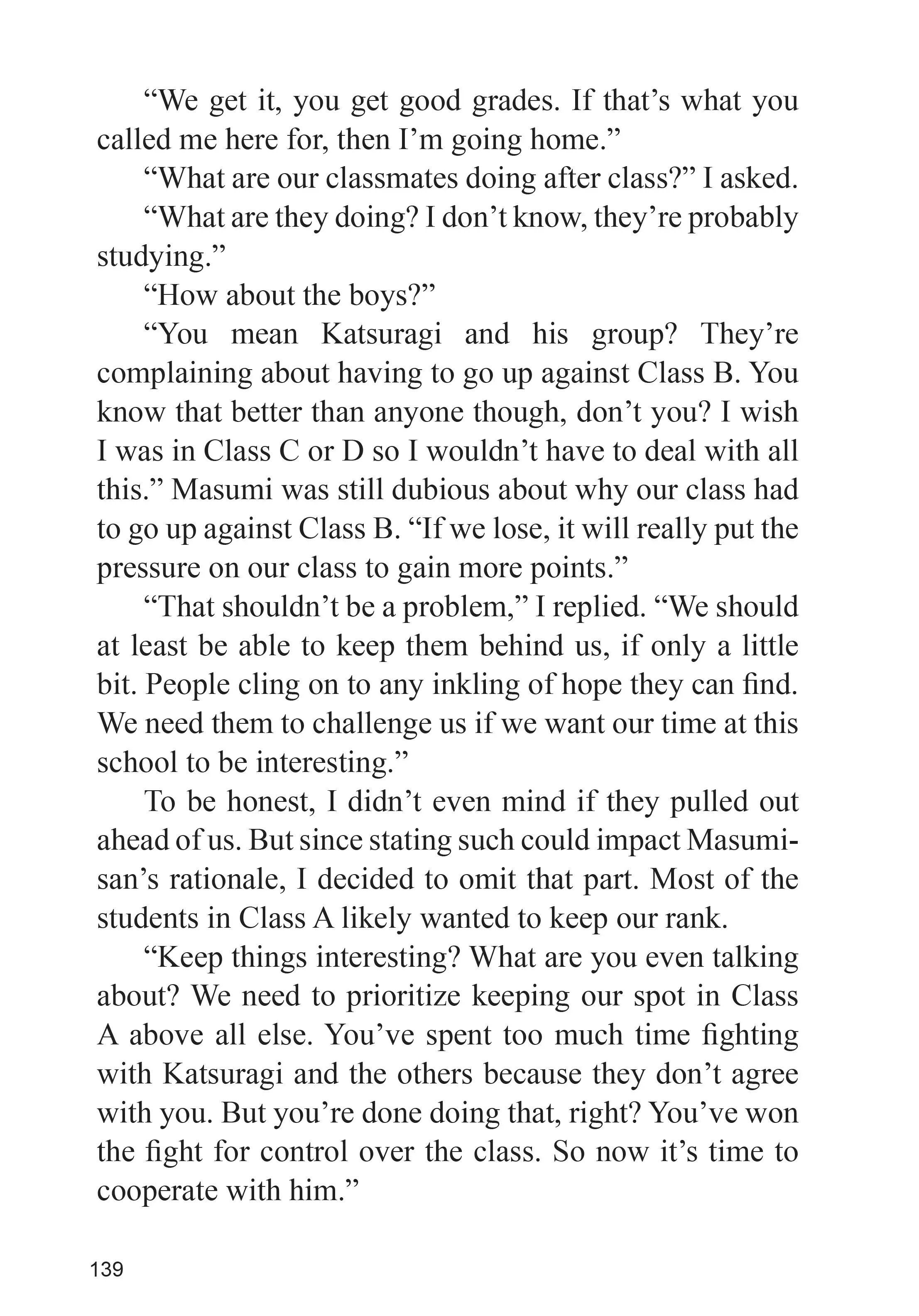 Read Classroom of the Elite Manga Online