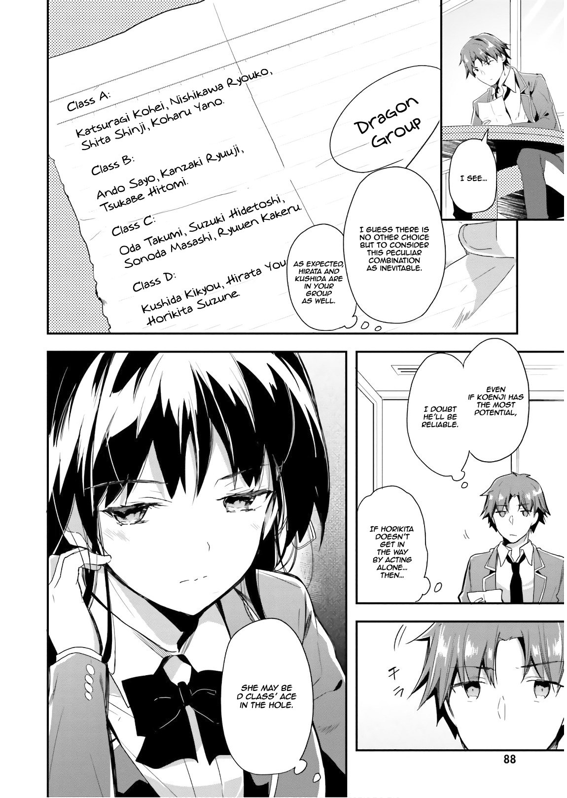 Read Classroom of the Elite Manga Online