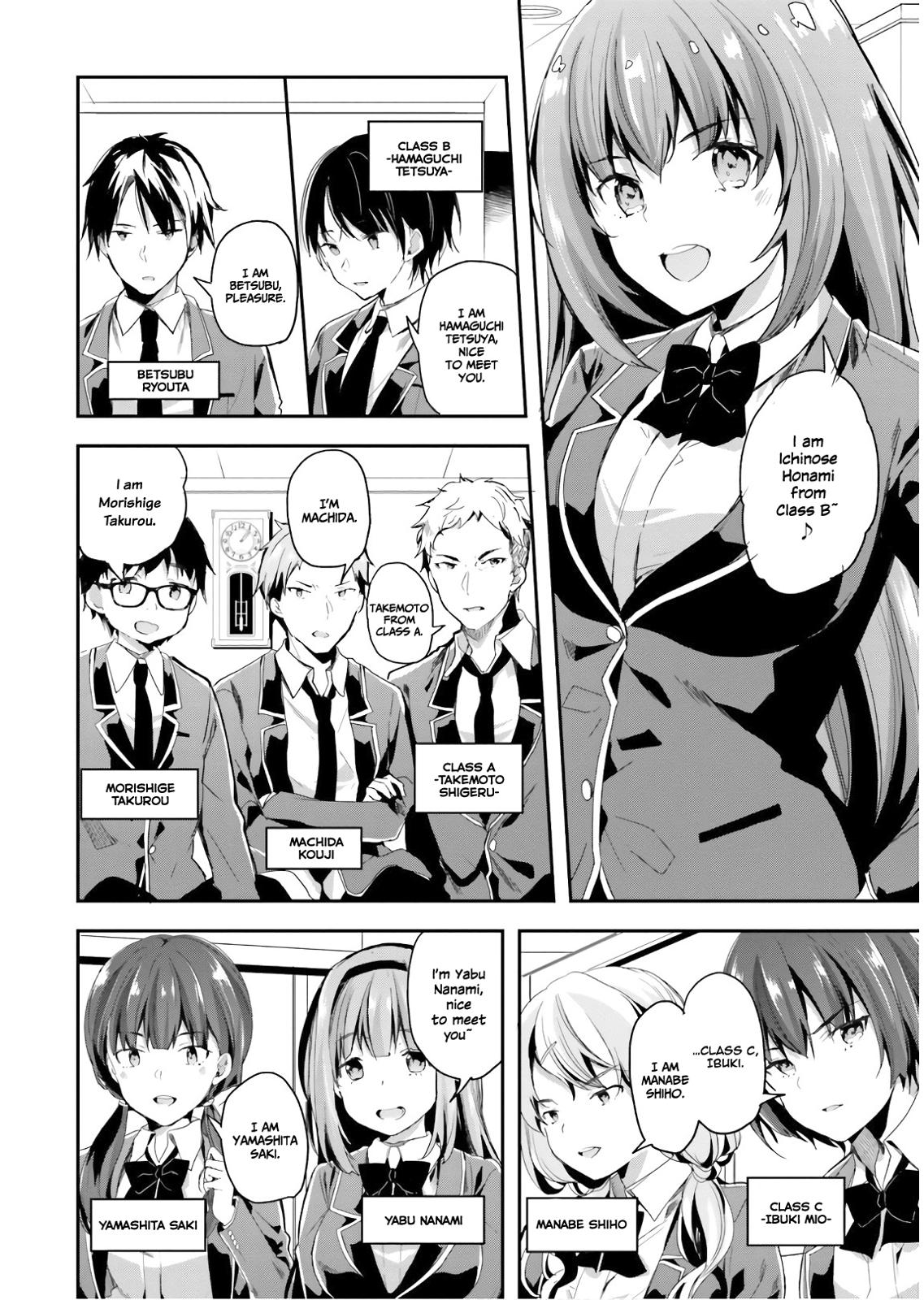 Read Classroom of the Elite Manga Online