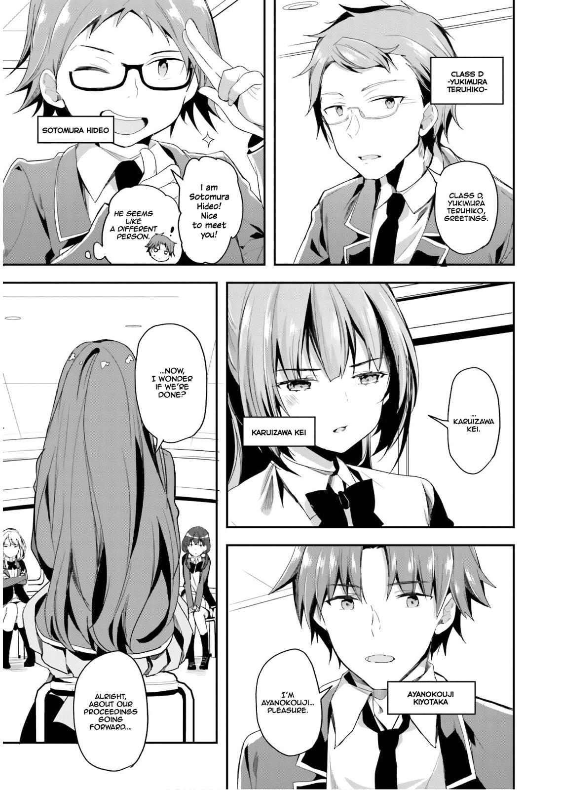 Read Classroom of the Elite Manga Online