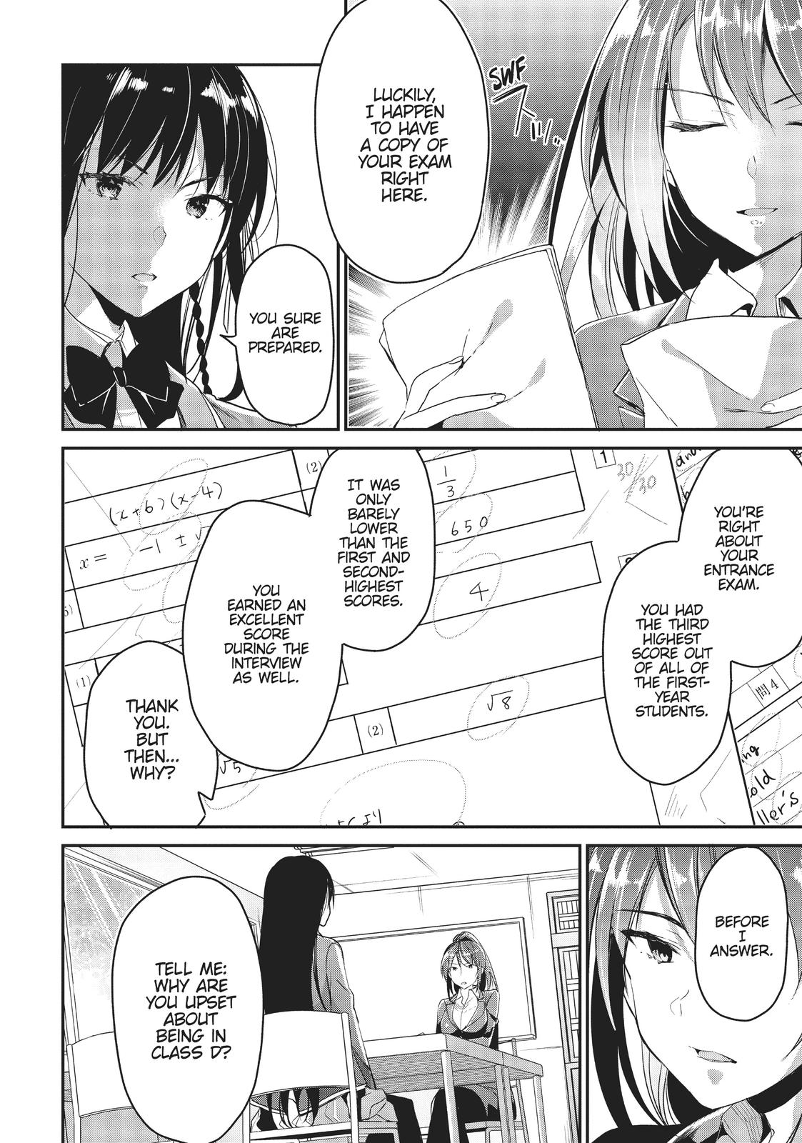 Read Classroom of the Elite Manga Online