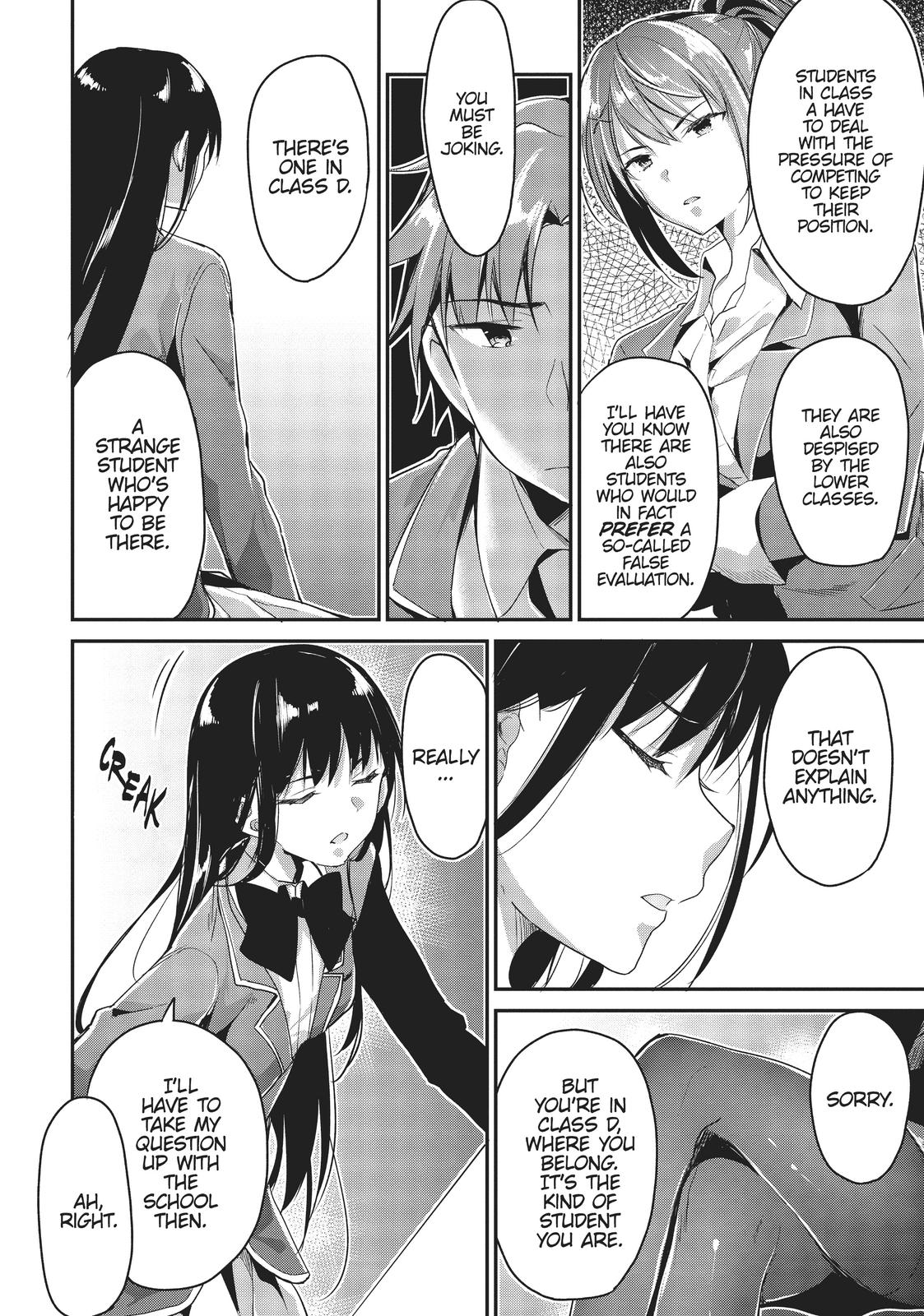 Read Classroom of the Elite Manga Online