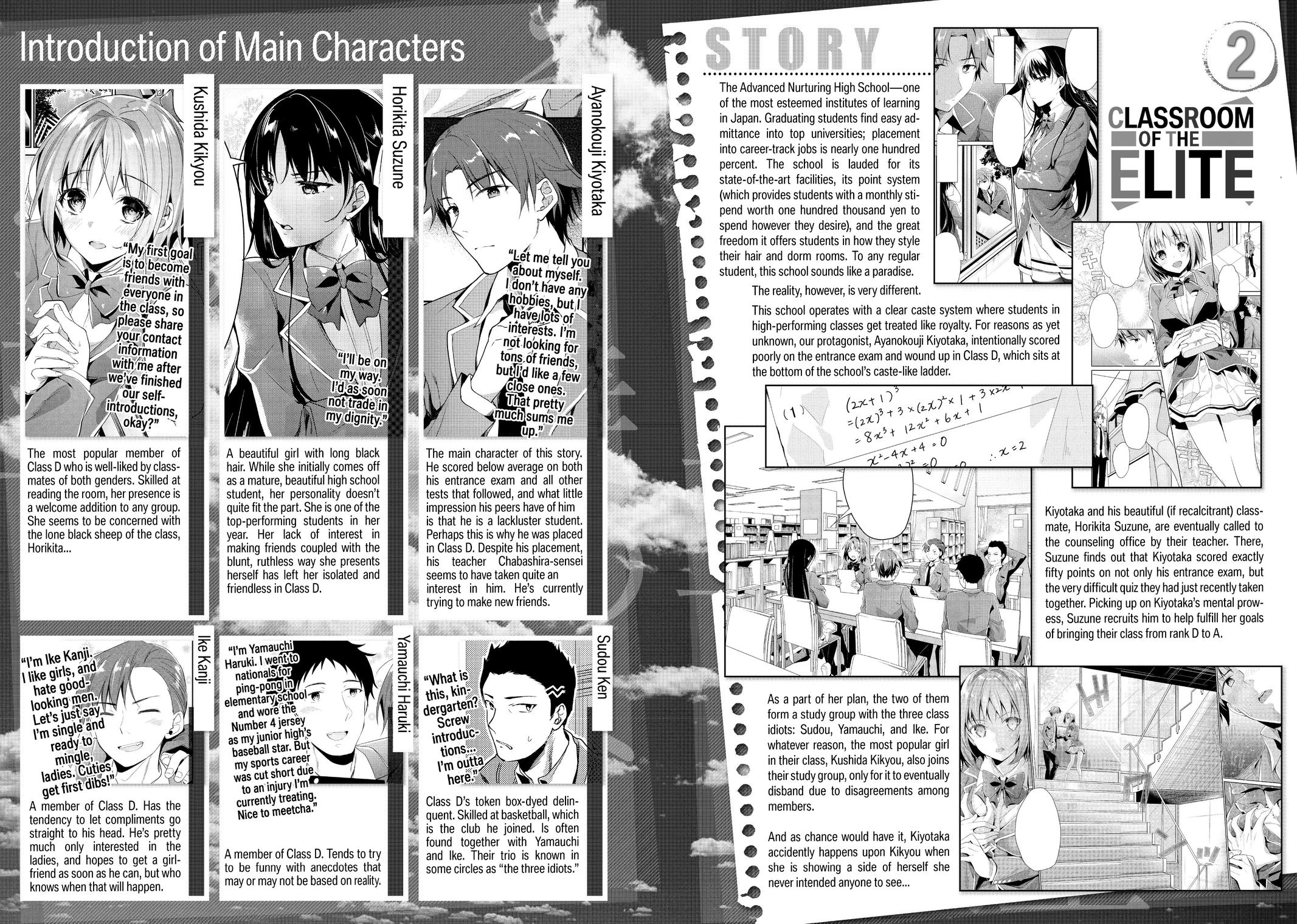 Read Classroom of the Elite Manga Online