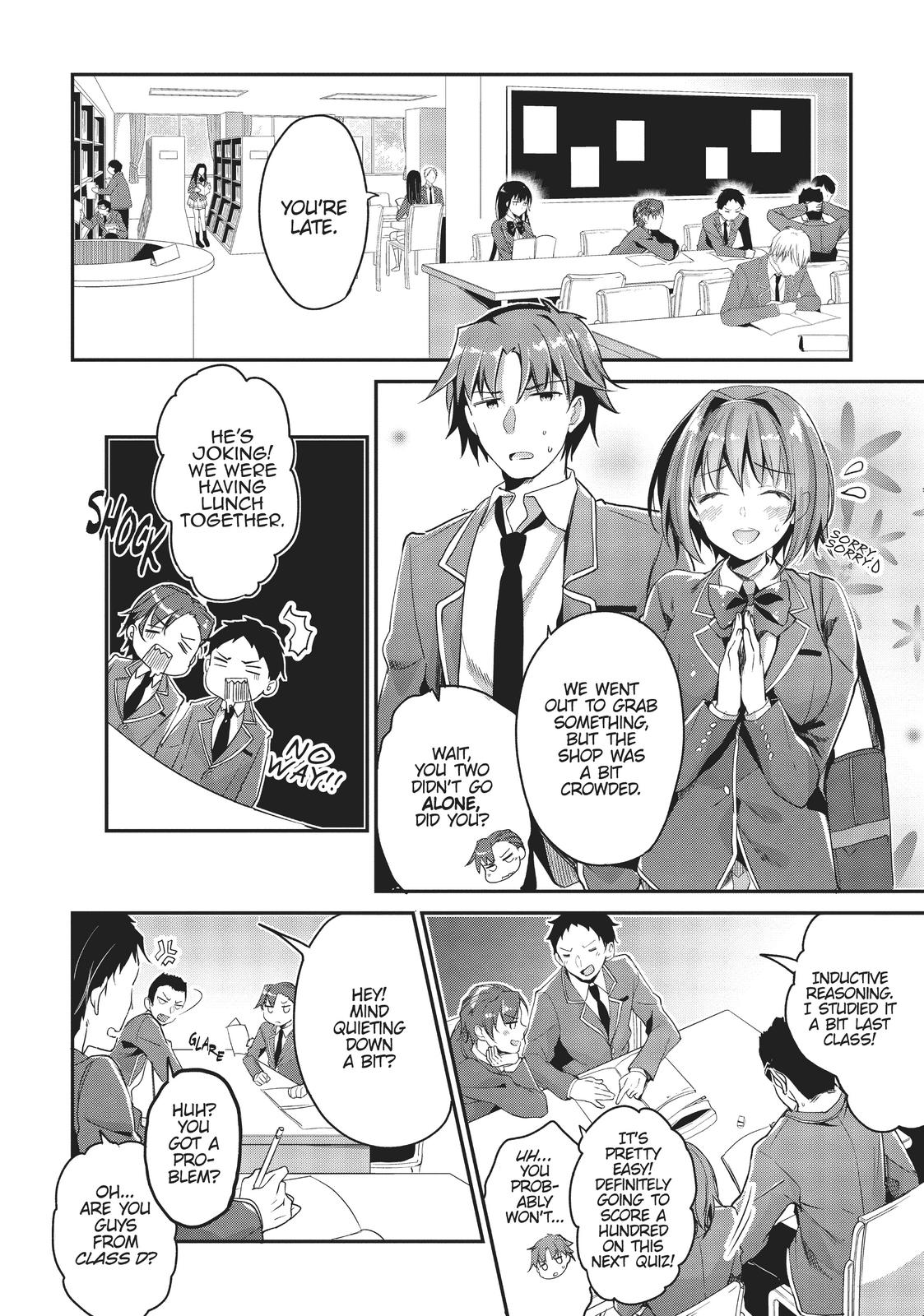 Read Classroom of the Elite Manga Online