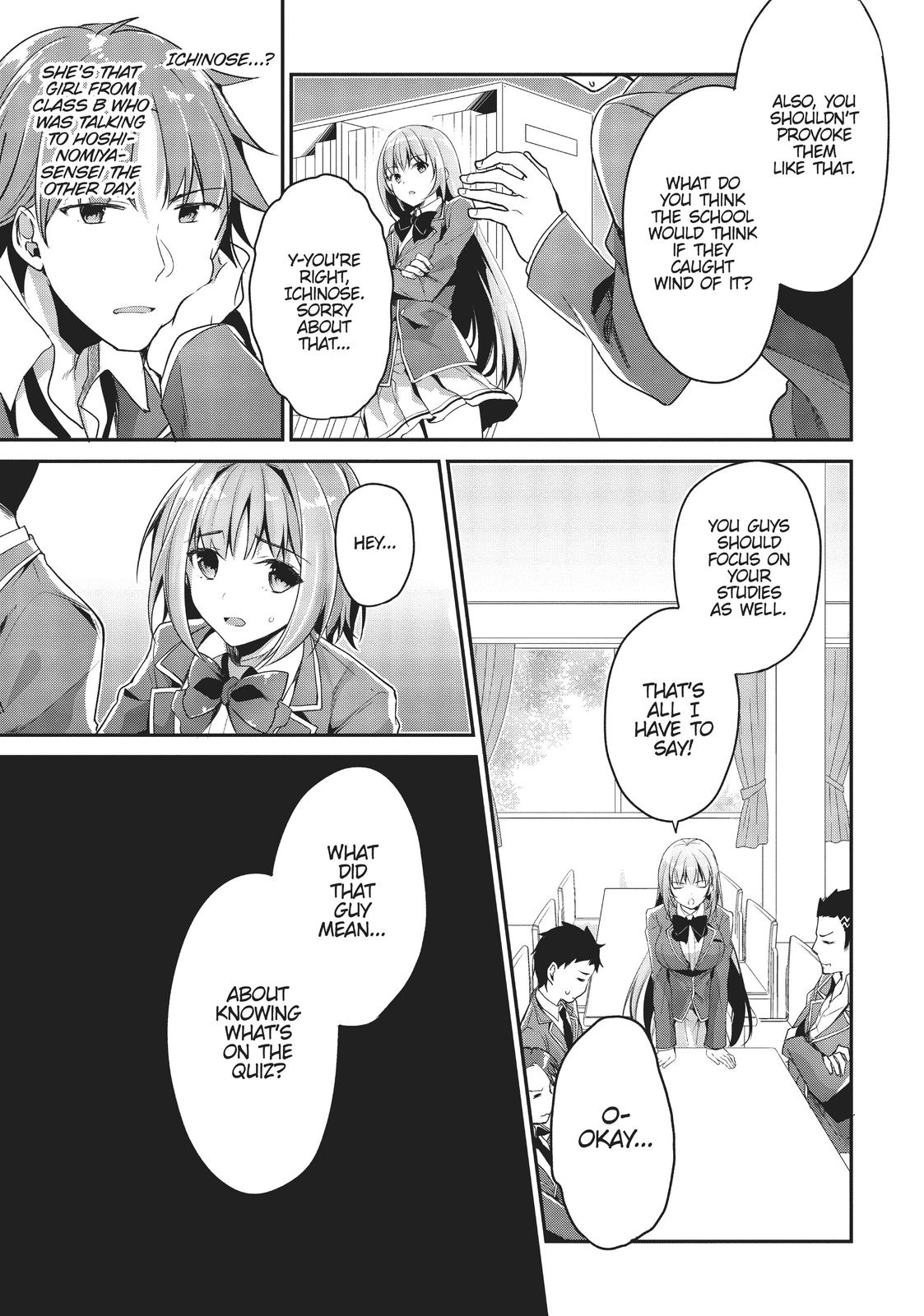 Read Classroom of the Elite Manga Online