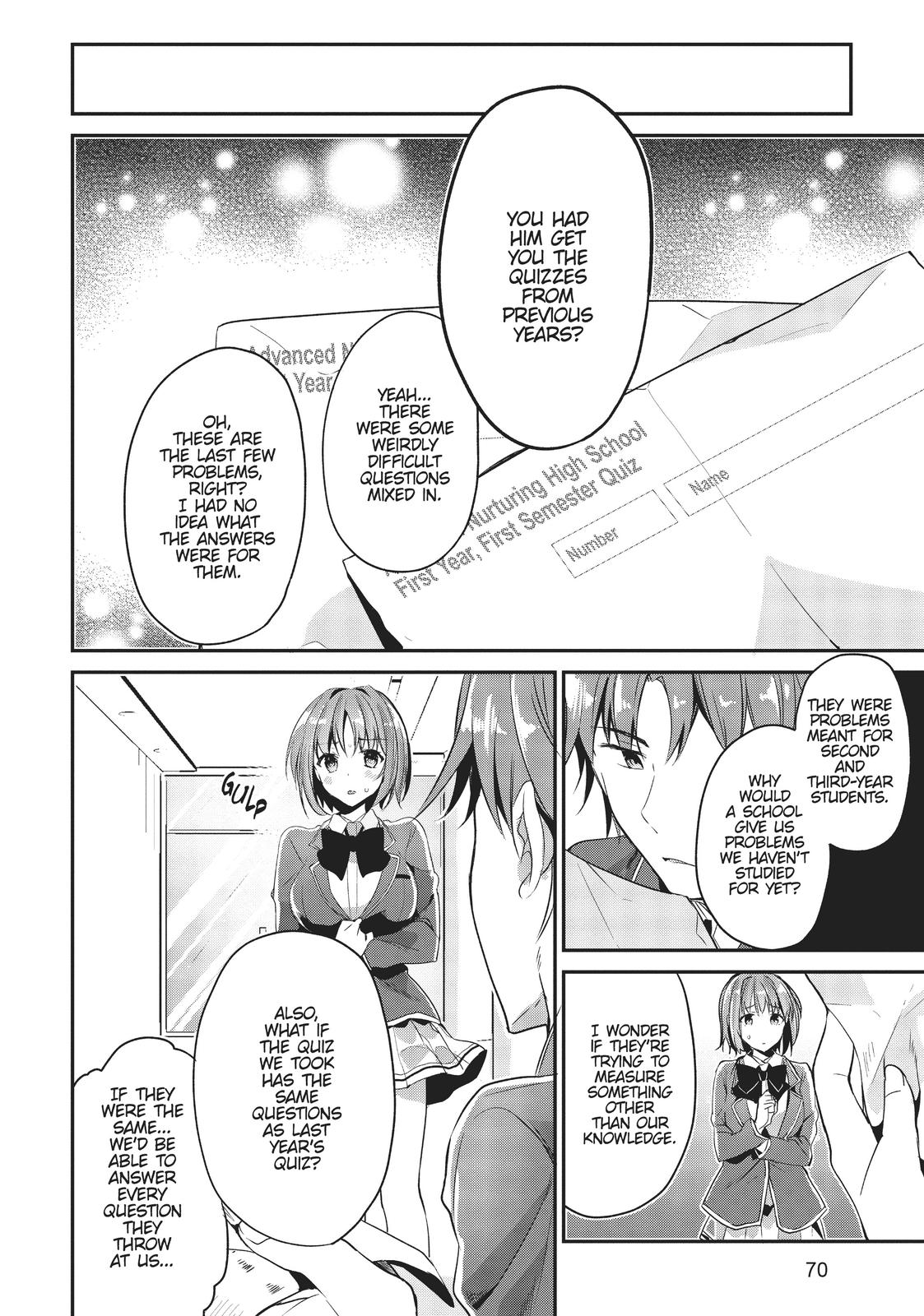 Read Classroom of the Elite Manga Online