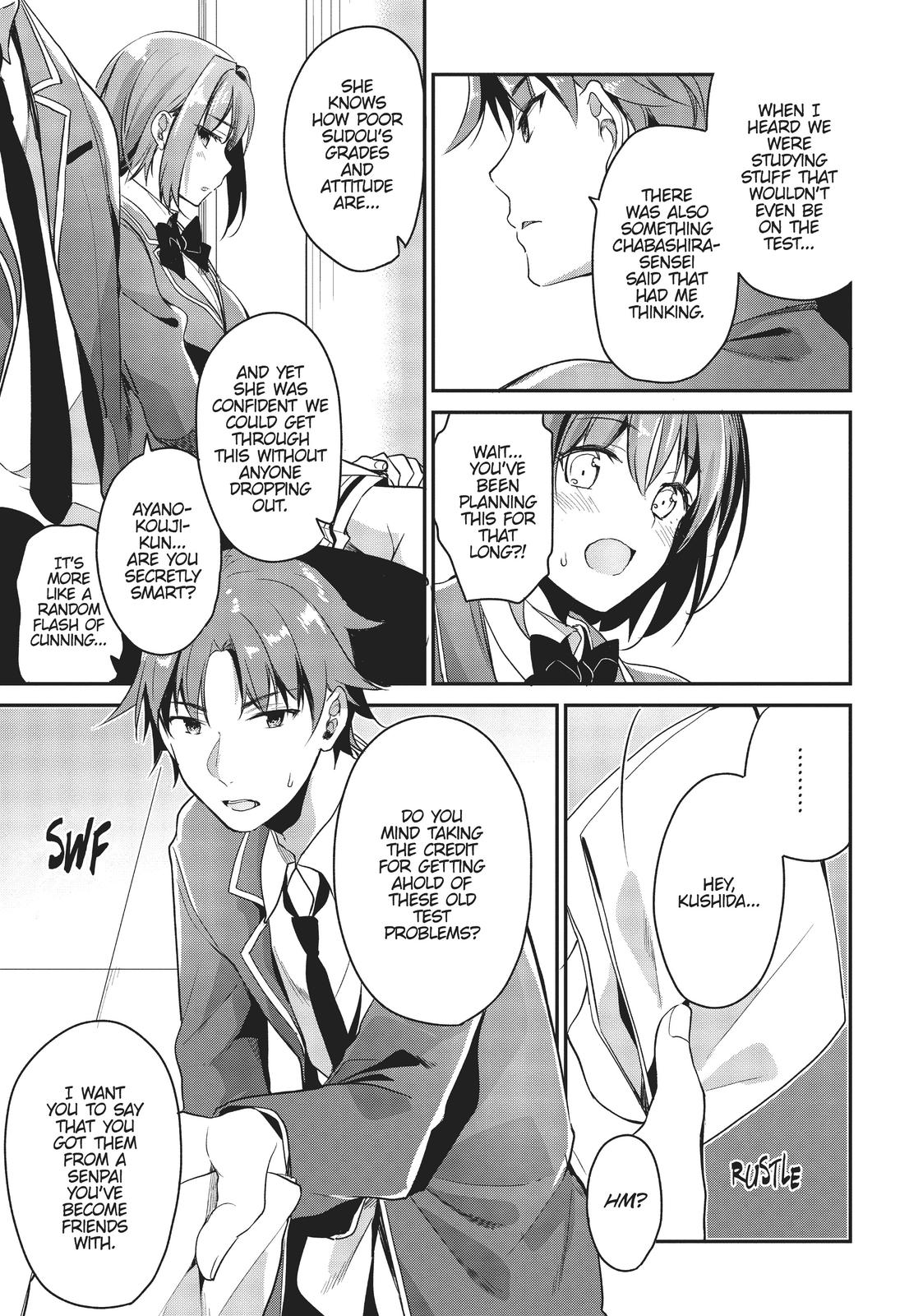 Read Classroom of the Elite Manga Online
