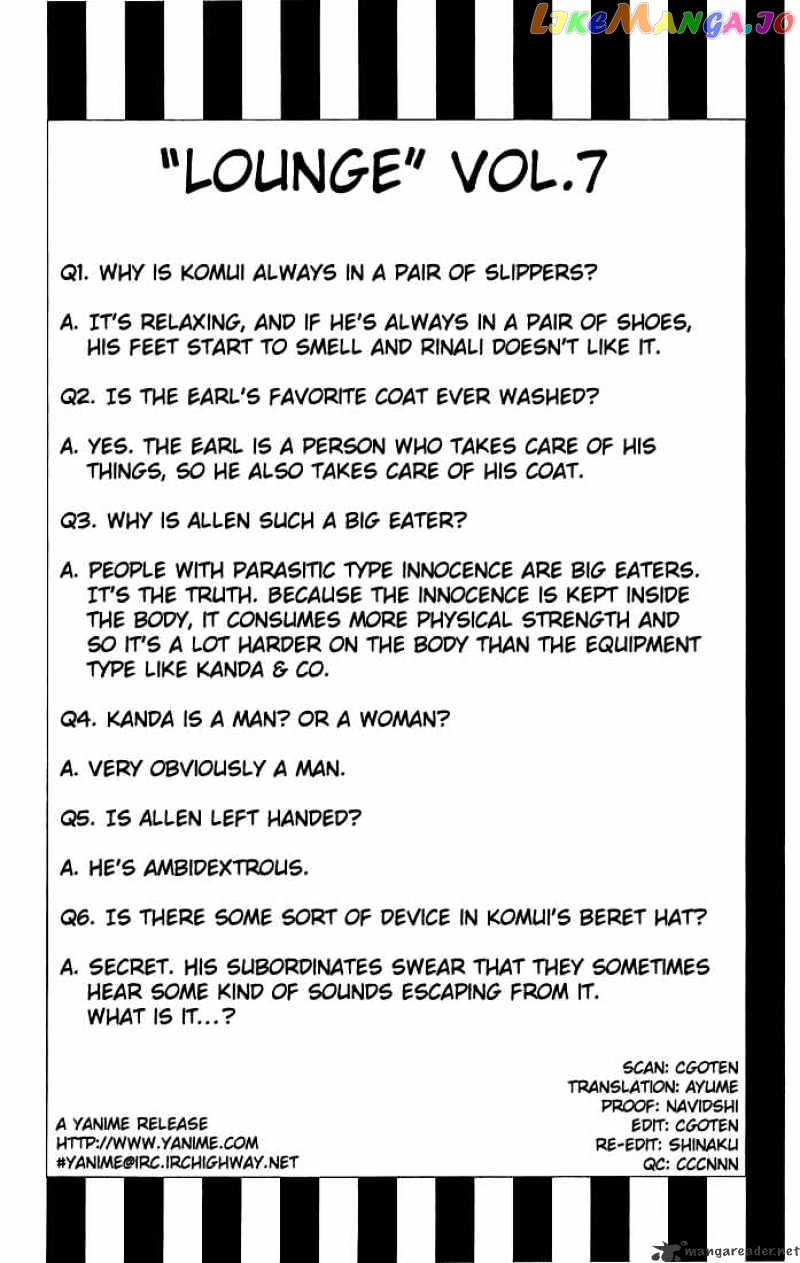Read D gray Man Manga Online